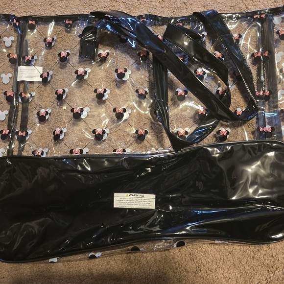 Clear Tote Bag with Minnie Mouse Print - Picture 2 of 2